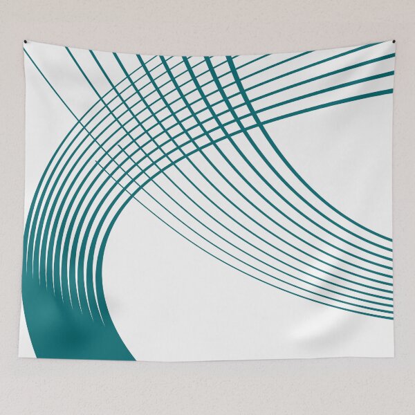 Item preview, Blue Lines Abstract Art designed and sold by Bruce ALMIGHTY Baker.