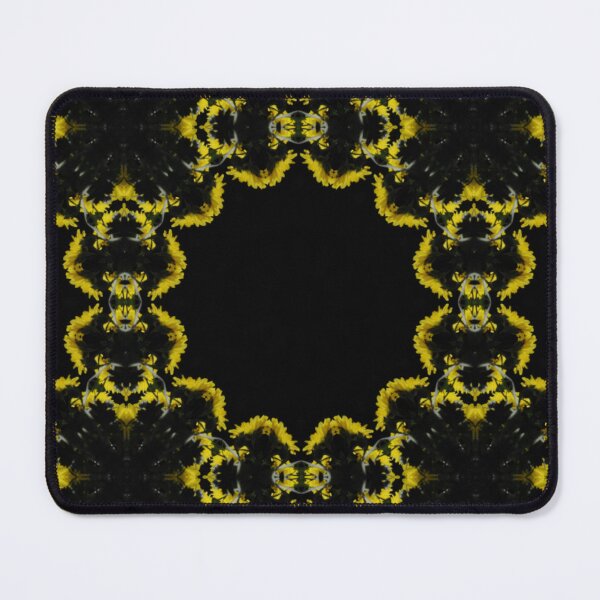 Item preview, Yellow Chrysanthemum Light and Shadow Kaleidoscope pattern (Seamless) 16 designed and sold by Swabcraft.