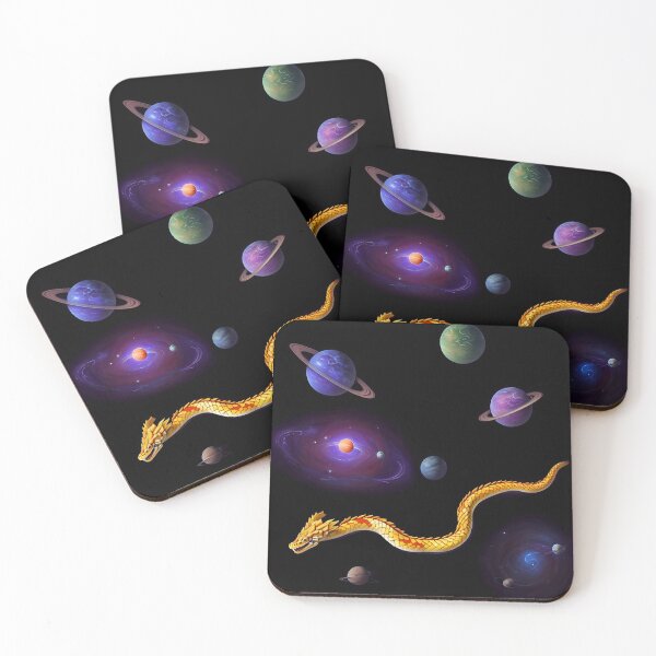 Item preview, Cosmic Dragon cruising the Universe designed and sold by RADRussell.