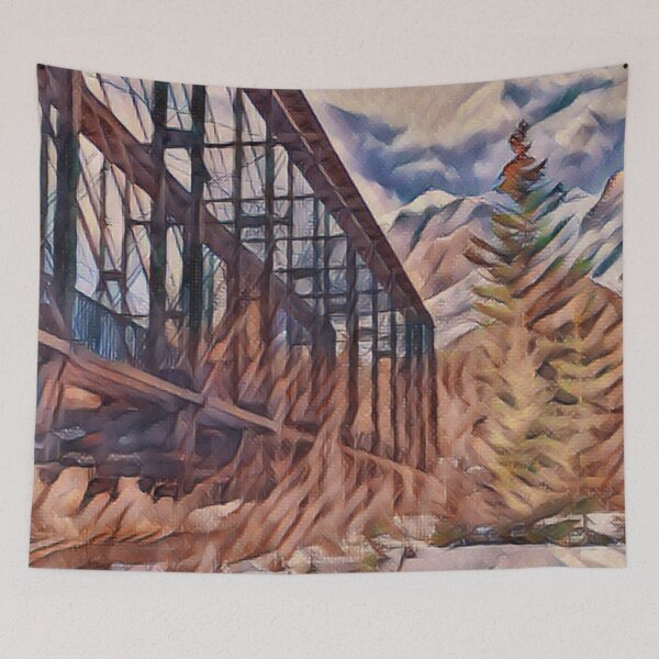 Item preview, Bridge to the Mountains designed and sold by Image-Prints.