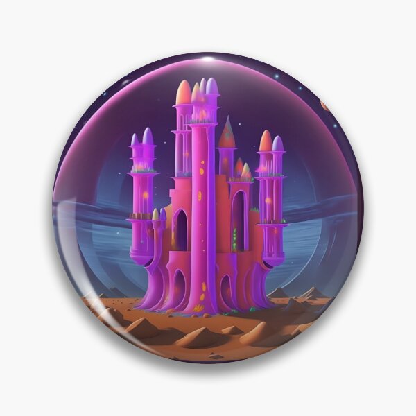 Item preview, Fairy Castle under Dome on Mars designed and sold by RADRussell.