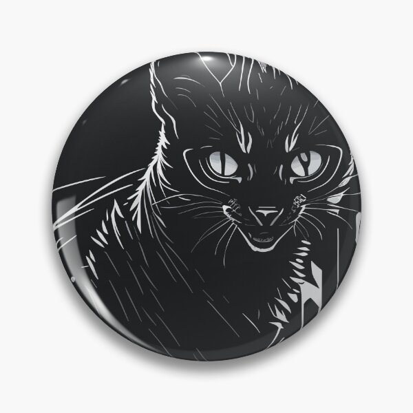 Item preview, Bad and Evil Cat - Dark and Mysterious Feline Art designed and sold by Diegos-.