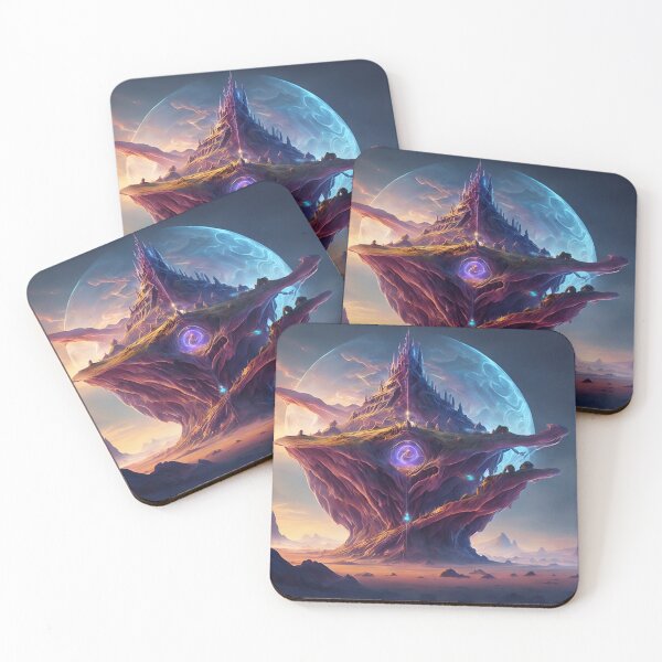 Item preview, Wizard's Crystal Castle Above the Desert designed and sold by RADRussell.