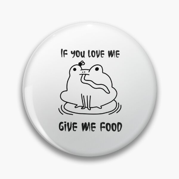 Item preview, Give me food , cutie frog , grunge  designed and sold by noirglare.