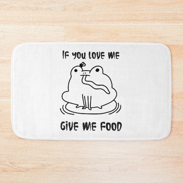 Item preview, Give me food , cutie frog , grunge  designed and sold by noirglare.
