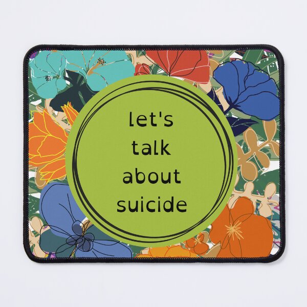 Item preview, Let's Talk About Suicide designed and sold by CrankyAndJaded.