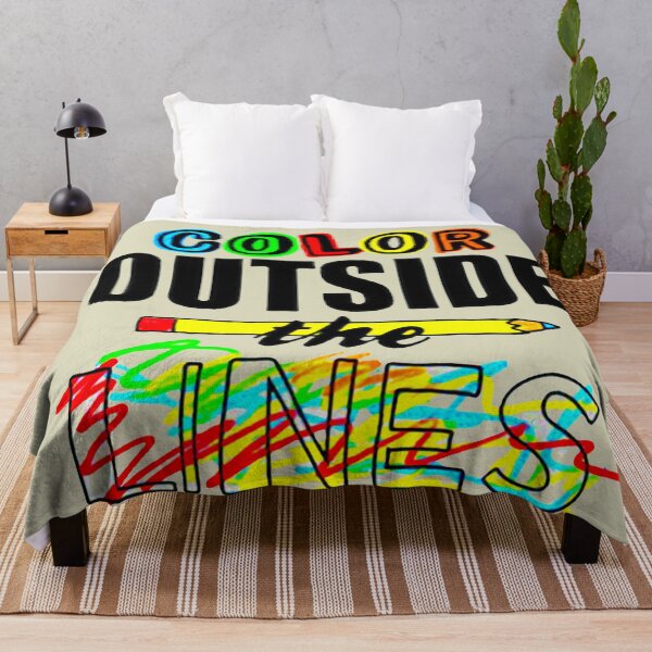Item preview, COLOR OUTSIDE THE LINES designed and sold by THE AMERICAN TEEVANGELIST.
