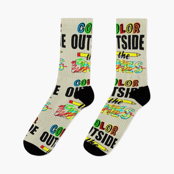 Item preview, COLOR OUTSIDE THE LINES designed and sold by THE AMERICAN TEEVANGELIST.