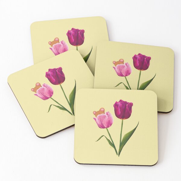 Item preview, Sesame Peeks Out of a Tulip - Yellow-Green designed and sold by mwkairos.