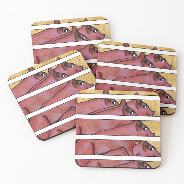 Item preview, Pig Squash Watching designed and sold by ImperialLily.