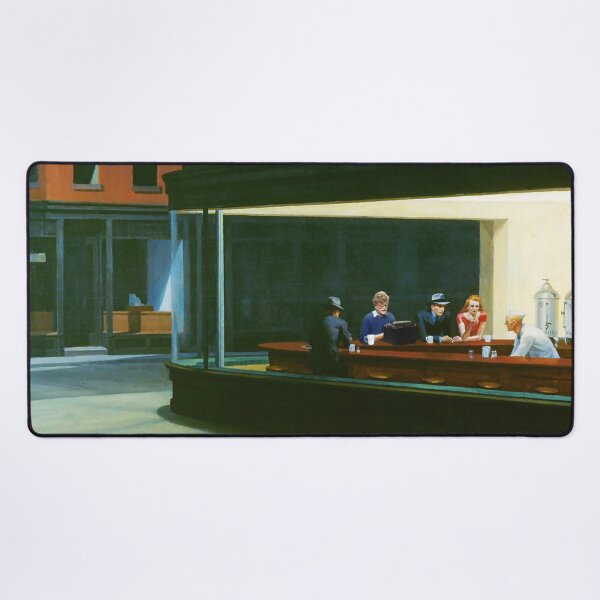 Item preview, Edward Hopper Nighthawks featuring Jessica Fletcher designed and sold by LT Graphic Art.