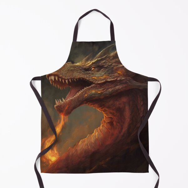 Item preview, The Firebreather (Dragon Portrait) designed and sold by Graffeine Art.