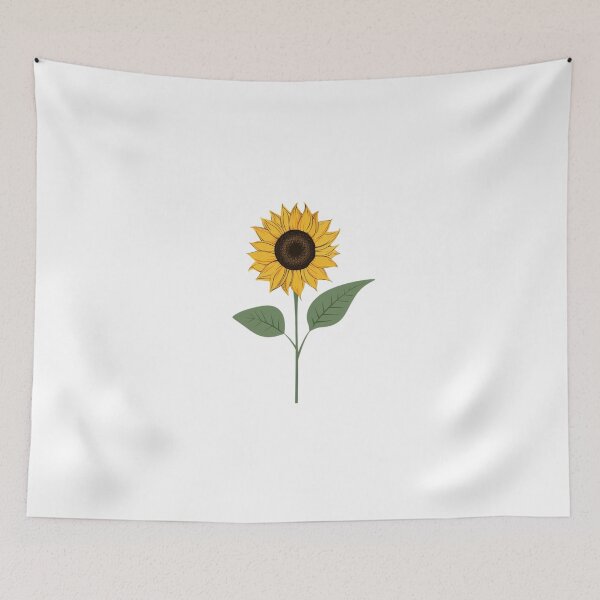 Item preview, Cute minimalist sunflower designed and sold by HandCraftedArt.