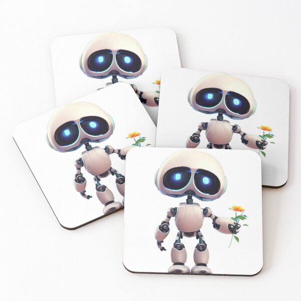 Item preview, Sweet cute robot  flower  designed and sold by Smm1974.