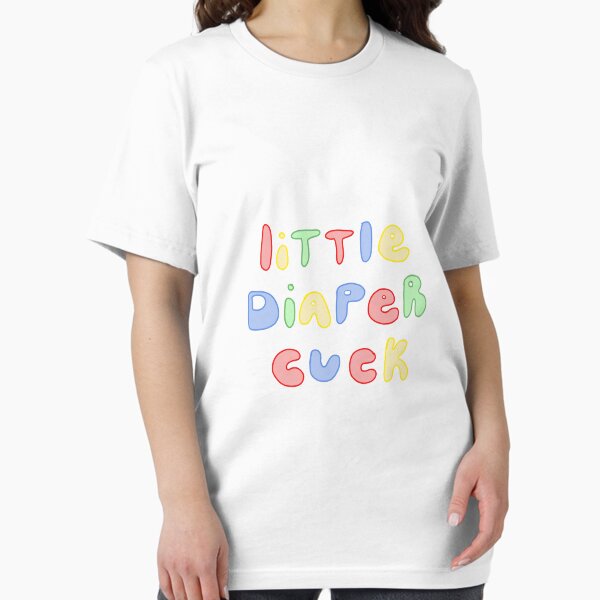 Item preview, abdl little diaper cuck tshirt primary colors designed and sold by thelittleranger.