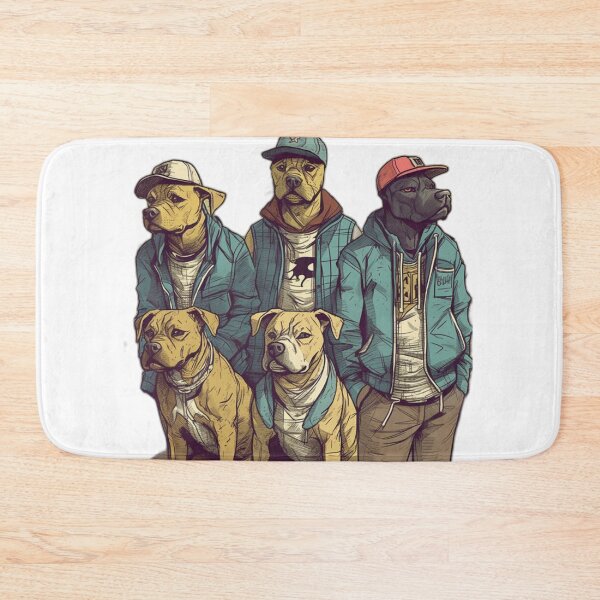 Item preview, dogs with Sportswear, glitter, caps, camouflage, animal print, gold chains and sneakers designed and sold by BladiWear.