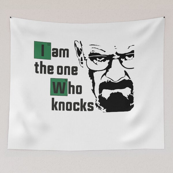 Item preview, I Am The One Who Knocks - Quote designed and sold by Asmir pro ⭐⭐⭐⭐⭐.