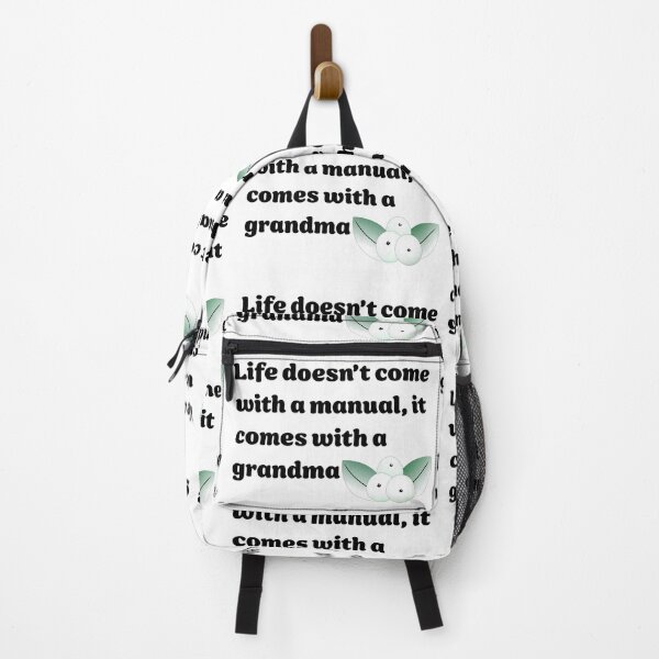 Item preview, Life Doesn’t Come With A Manual - Grandma version designed and sold by ClaireBillson.