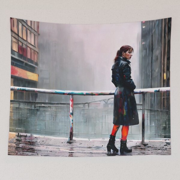 Item preview, Woman on a Bridge designed and sold by Dean Dunakin.