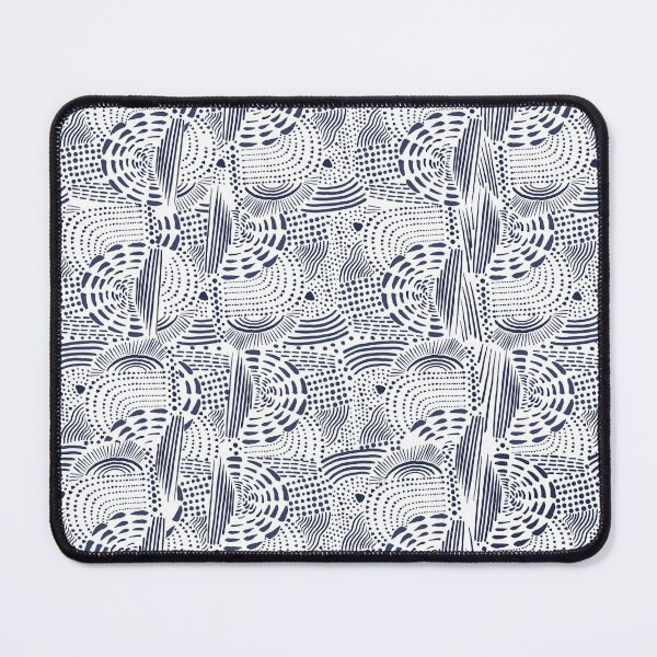 Item preview, Blue Organic Textured Line Art designed and sold by Ericksondesigns.