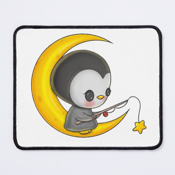 Item preview, Star Fishing Penguin | Pauly the Penguin designed and sold by meerathomasart.