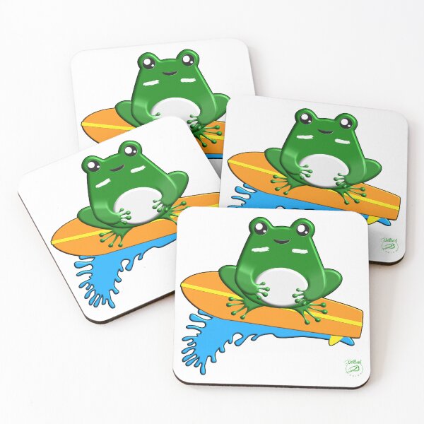 Item preview, Limited Edition FrogLyfe Design - Surfer - One little Frog, lots of Adventures! designed and sold by BelindaApps.