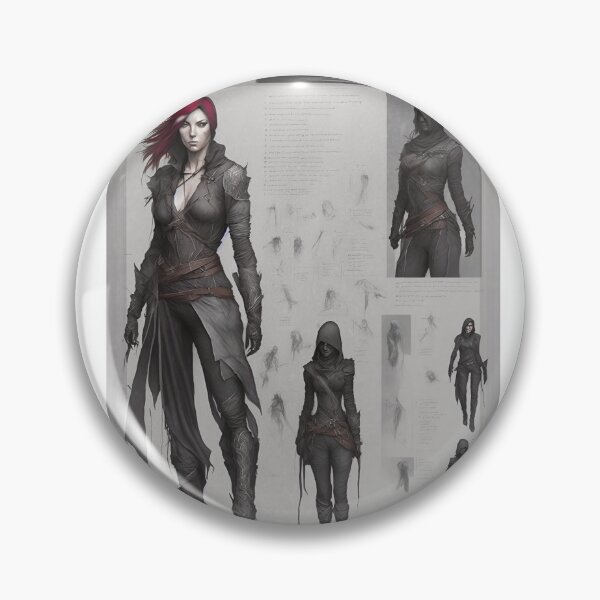Item preview, Female Assassin Sketchbook 2 designed and sold by FiaFiaPress.