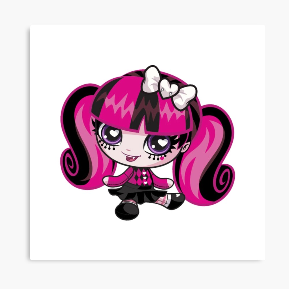 Draculaura Monster High Sticker for Sale by PomPomAmy