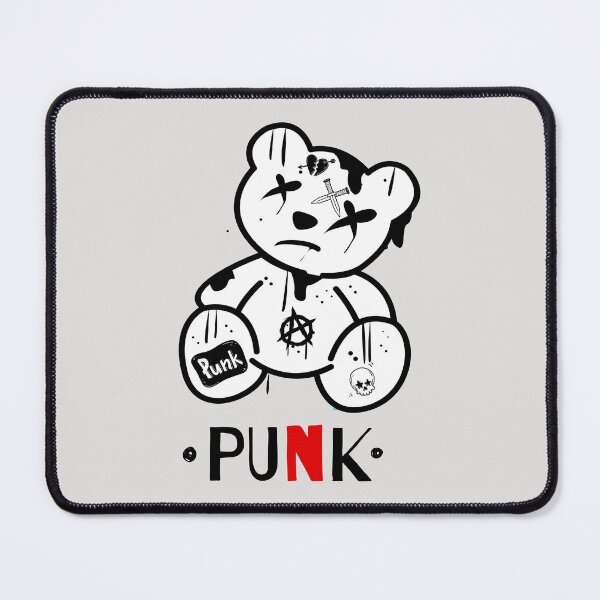 Item preview, Anarchist Punk Teddy Bear. Punk rock fans gift. designed and sold by paulo silveira.