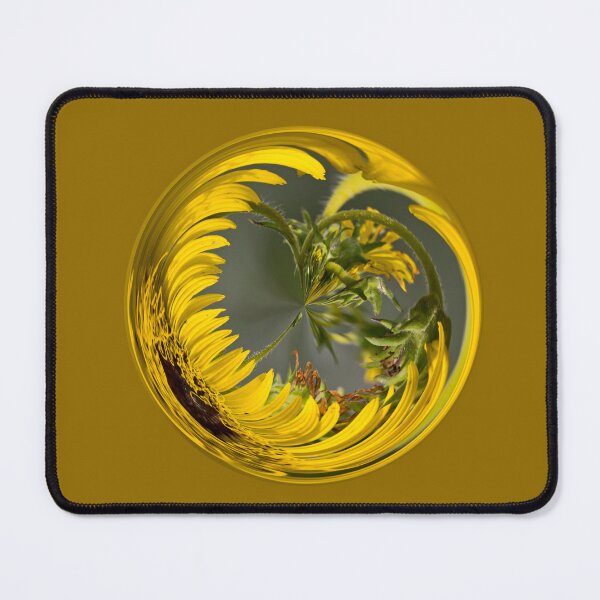 Item preview, Yellow wildflower abstract designed and sold by KRFNatureGifts.