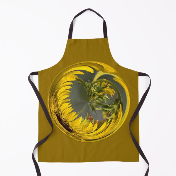 Item preview, Yellow wildflower abstract designed and sold by KRFNatureGifts.