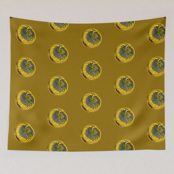 Item preview, Yellow wildflower abstract designed and sold by KRFNatureGifts.