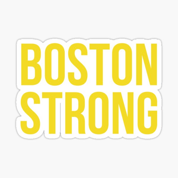 617 - Boston Strong Sticker for Sale by robotface
