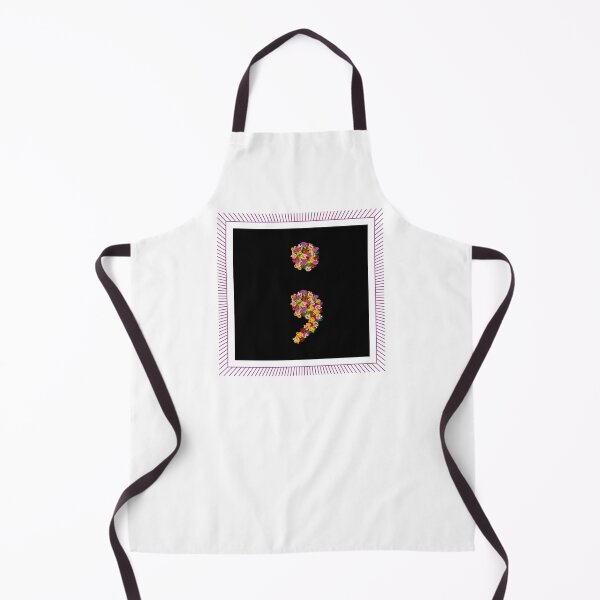 Item preview, Floral Semicolon designed and sold by CrankyAndJaded.