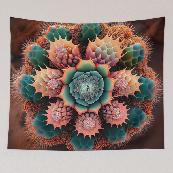 Item preview, Psychedelic 'Sacred Cactus' Peyote Button Trip designed and sold by ga-arts.