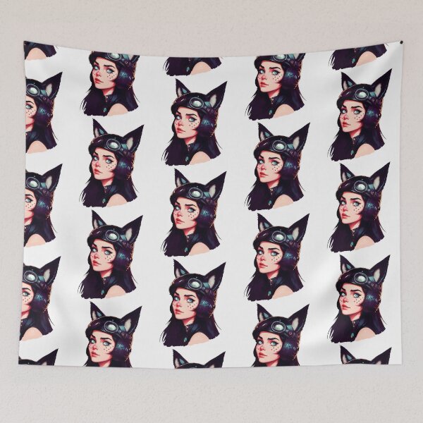 Item preview, Black Cat Vintage Eighties Style 10 designed and sold by HiPolly.