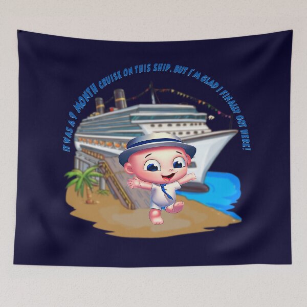Item preview, AFTER 9 MONTHS I AM GLAD TO BE HERE designed and sold by THE AMERICAN TEEVANGELIST.