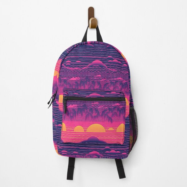 Item preview, Vaporwave, synthwave sunset designed and sold by ThyPatternshop.