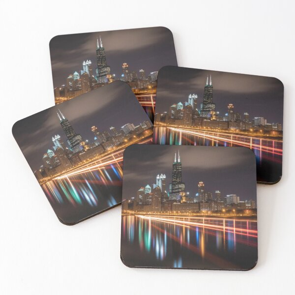 Item preview, Chicago Skyline: Cityscape Art Print for Chicago Fans designed and sold by MauricioVL.