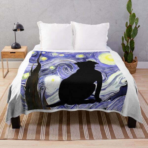 Item preview, Dog Puppy Silhouette AI Generated The Starry Night Van Gogh AI Art Artificial Intelligence  designed and sold by OurFunnyDesigns.