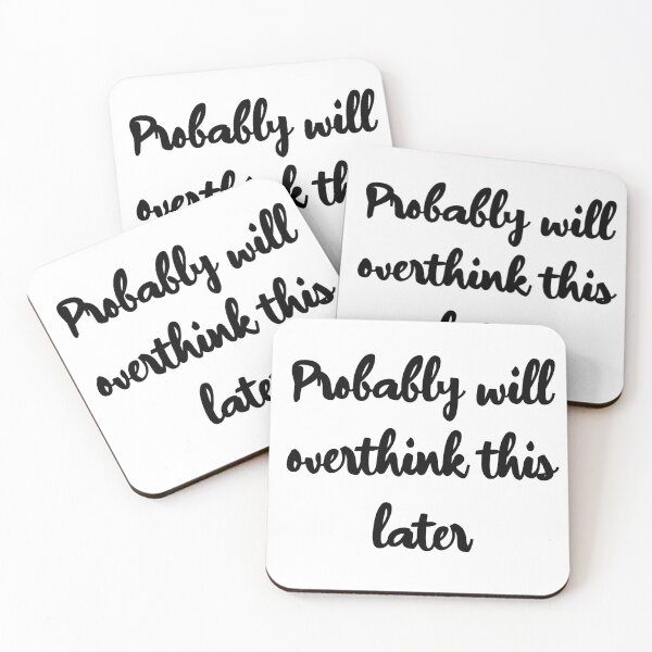 Item preview, Overthinker problems designed and sold by xthingsandstuff.