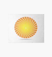 Sunburst Abstract Art Art Board