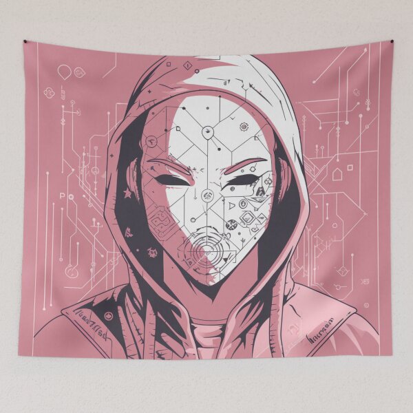 Item preview, Minimalist Line Art Illustration of Crypto Punk designed and sold by RobotBadGuy0.