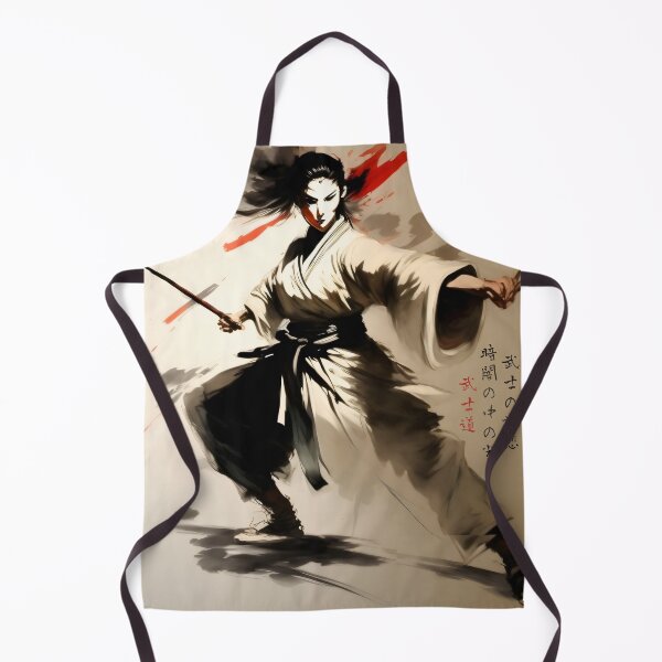 Item preview, Oriental art, samurai painting with Japanese poem about benevolence and compassion designed and sold by BushidoLegends.