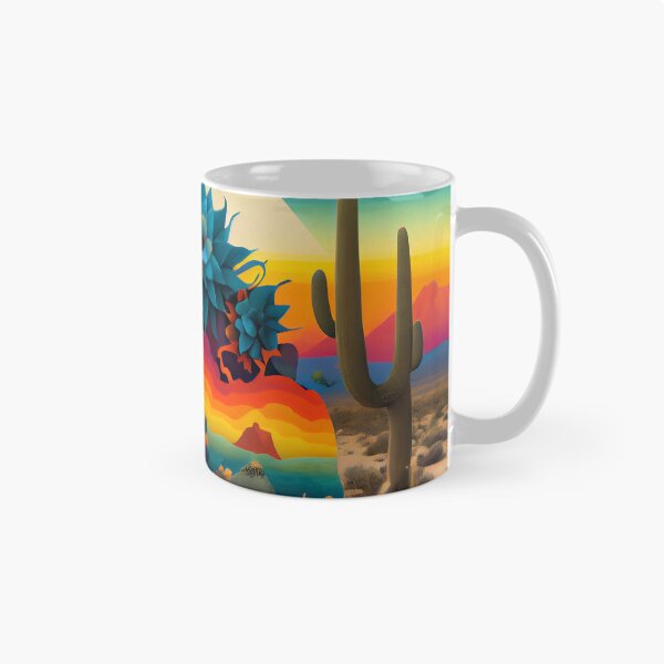 Item preview, Blue Stag Peyote San Pedro Psychedelic Cactus Spirit Animal designed and sold by ga-arts.