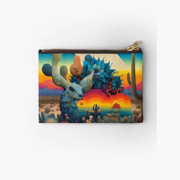 Item preview, Blue Stag Peyote San Pedro Psychedelic Cactus Spirit Animal designed and sold by ga-arts.