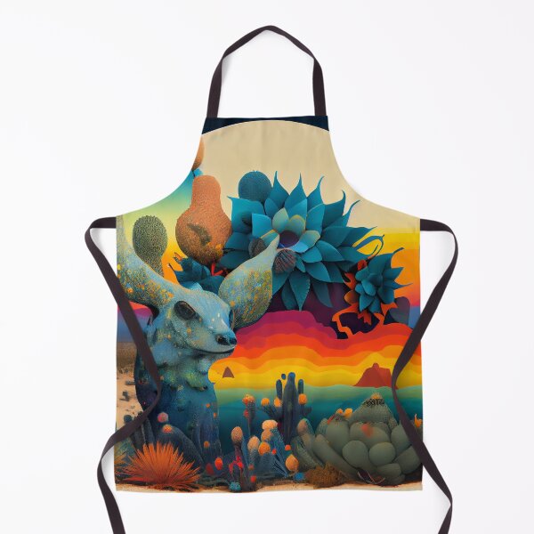 Item preview, Blue Stag Peyote San Pedro Psychedelic Cactus Spirit Animal designed and sold by ga-arts.