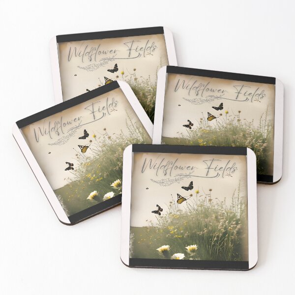 Item preview, Wildflower Fields Vintage Sepia Tone Nature Design designed and sold by EarthArtDesigns.
