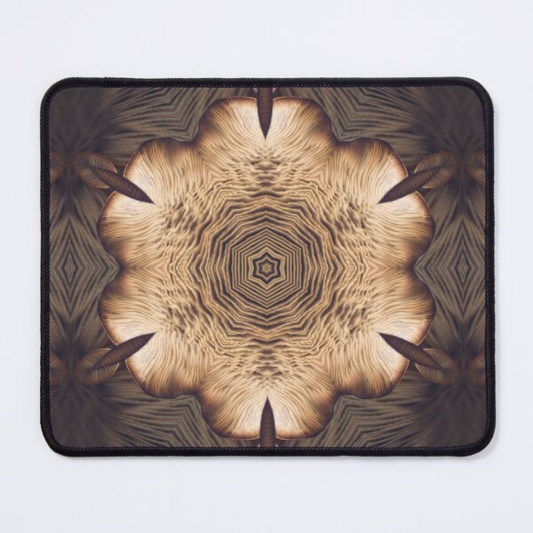Item preview, Mushroom Hyphae texture Kaleidoscope Pattern 6 designed and sold by Swabcraft.