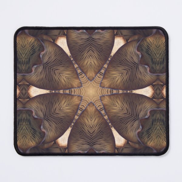 Item preview, Mushroom Hyphae texture Kaleidoscope Pattern 7 designed and sold by Swabcraft.